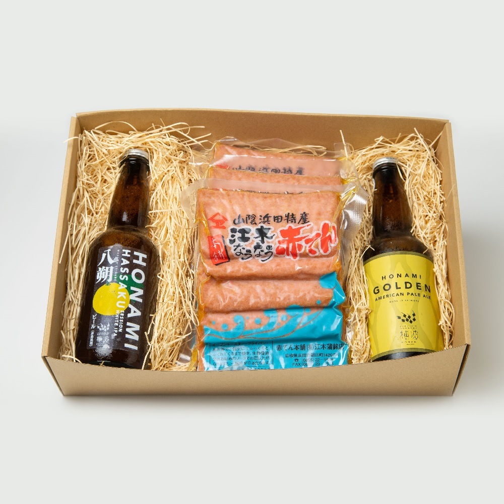 ギフト包装付き】赤てん＆浜田の地ビールセット | ギフト,食べ物