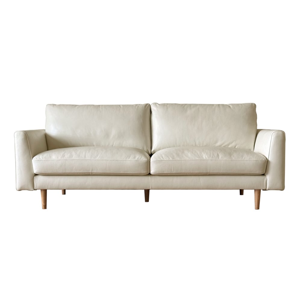 LANA SOFA 1人掛け アイボリー オーク/ウォルナット