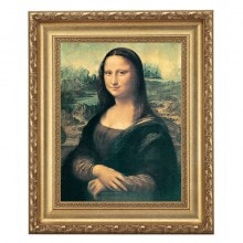 ダ・ヴィンチ 「モナリザ」 4号 立体複製名画 【5％ポイント還元中
