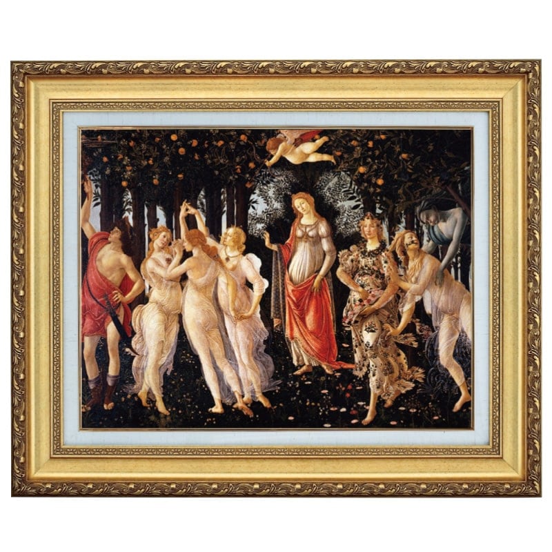 油彩画家 ウィルム ヘンラート イタリア製 絵画 額縁 輸入雑貨 複製画