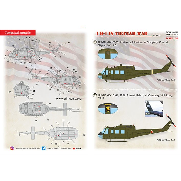 48207 ベル UH-1 イロコイ ベトナム戦争 Pt.3 | プリントスケール