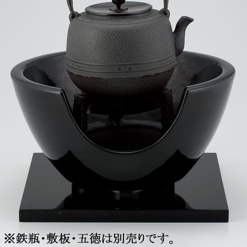 南部鉄器 茶の湯風炉釜 紅鉢竹紋 2、2L南部鉄器 茶の湯風炉釜 紅鉢竹紋