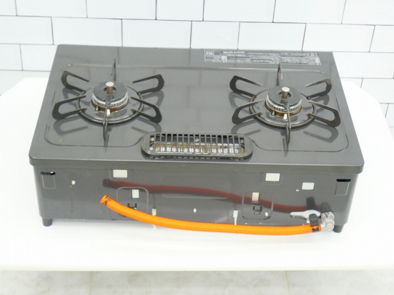 パロマ製LPガス中古ガステーブル2021年式 IC-S806BM-R