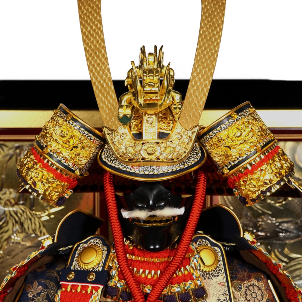 五月人形】15号 天山 赤糸威 鎧飾り〈雄山作〉[215-028] ｜雛人形・五