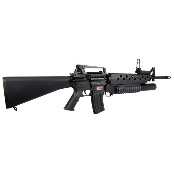 E&C 702 M16 電動ガン with M203 グレネードランチャー | エアガン