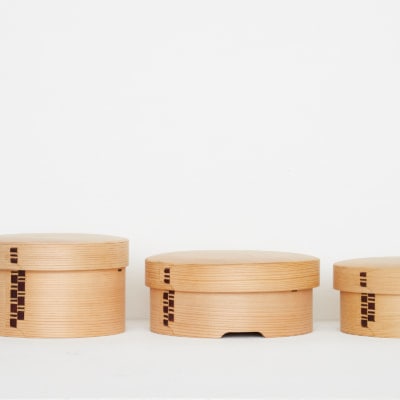 新品未使用✾栗久✾おひつ　5合　曲げわっぱ　グッドデザイン賞 楽天市場】送料無料 栗久 曲げわっぱ おひつ 5合浅型 国産 日本製