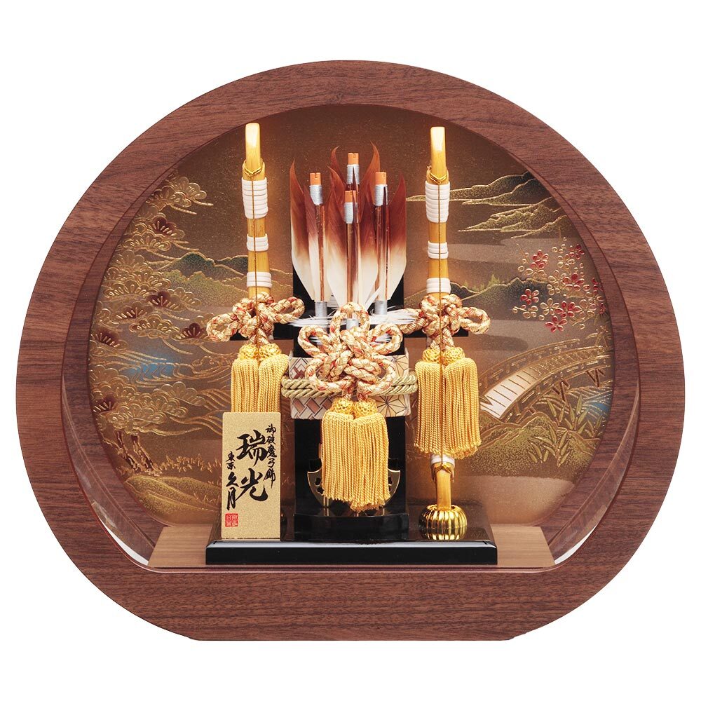 破魔弓ケース飾り 9号 正面アクリルケース 72EY-75 | 破魔弓 | 【公式