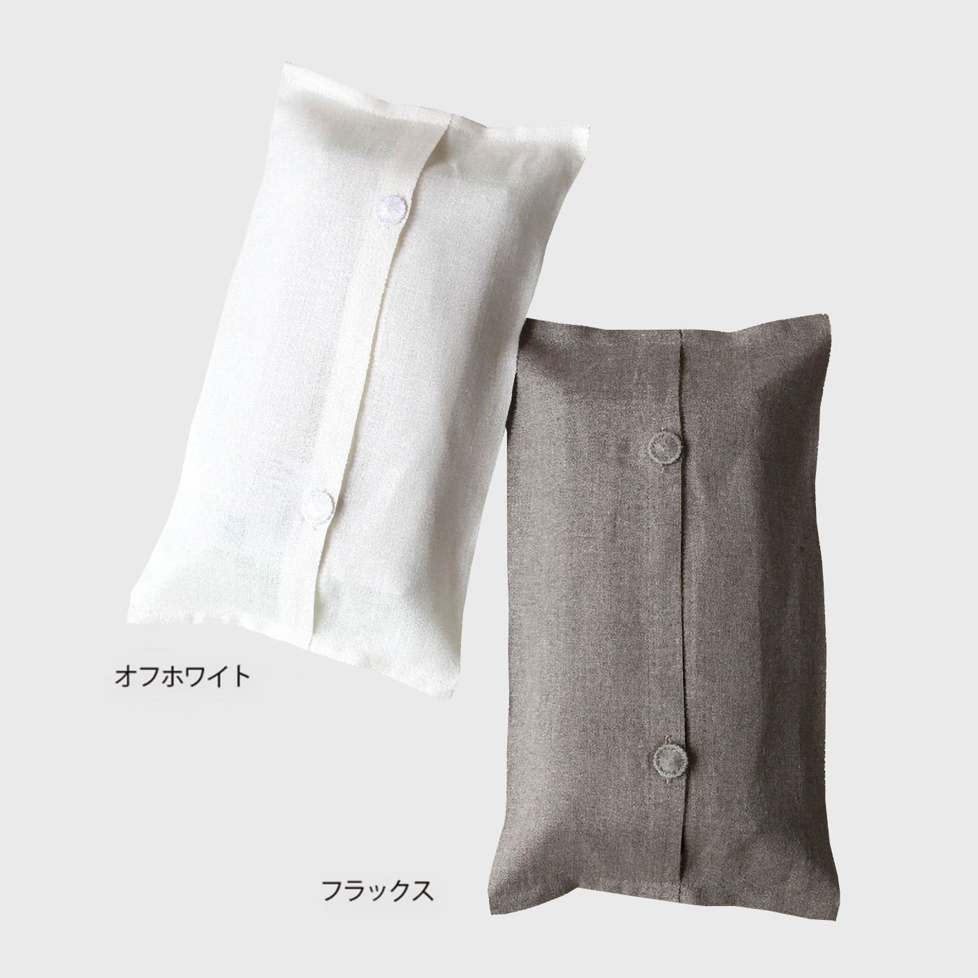 ティッシュボックスカバー _ スレッドボタン