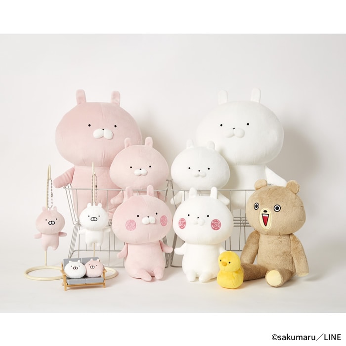 ネコポス可】 うさまる ぬいバッジ|【ぬいぐるみのセキグチ】メーカー