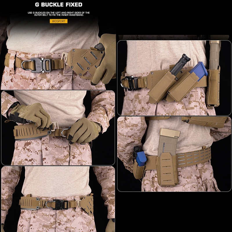 WoSporT SCスタイル UBS(USURPER Belt System) タクティカルベルト RG