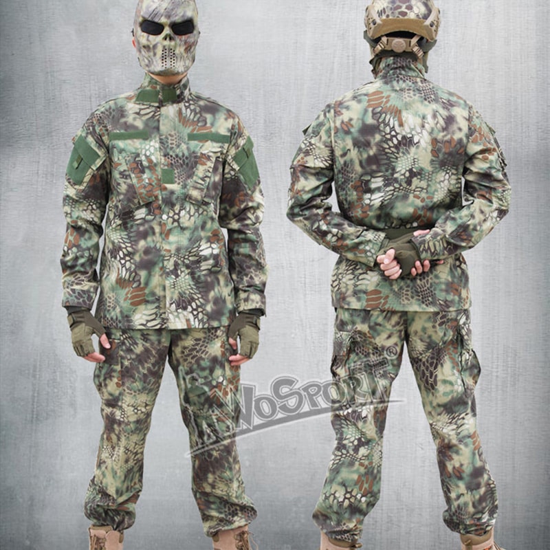 WoSporT BDU 迷彩服上下セット (ブーニーハット付属) XLサイズ/ACU