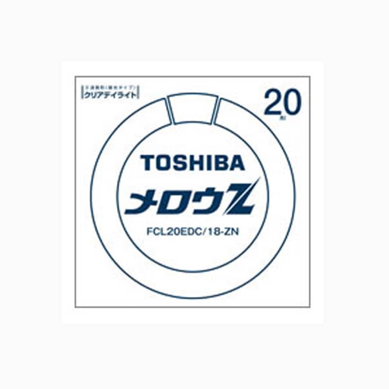 東芝 メロウZ 丸管20形 昼光色 FCL20EDC/18-ZN 16-0556｜通販なら