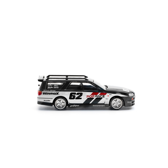 1/64 STAGEA SIM0N'S GARAGE #62 BLACK | Nissan | POP RACE WORLD