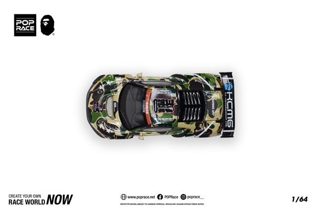 1/64 HONDA NSX GT3 EVO22 KCMG BATHING APE | Honda | POP RACE WORLD