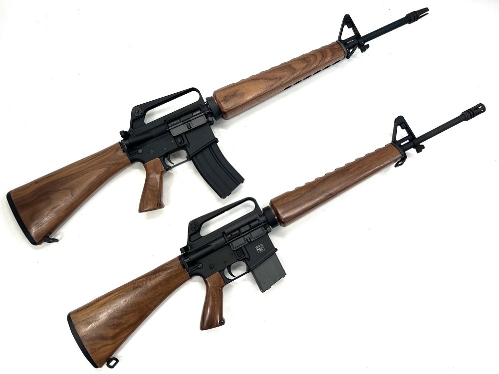 Trench Airsoft VFC/WE ガスブローバック M16A1 リアルウッド