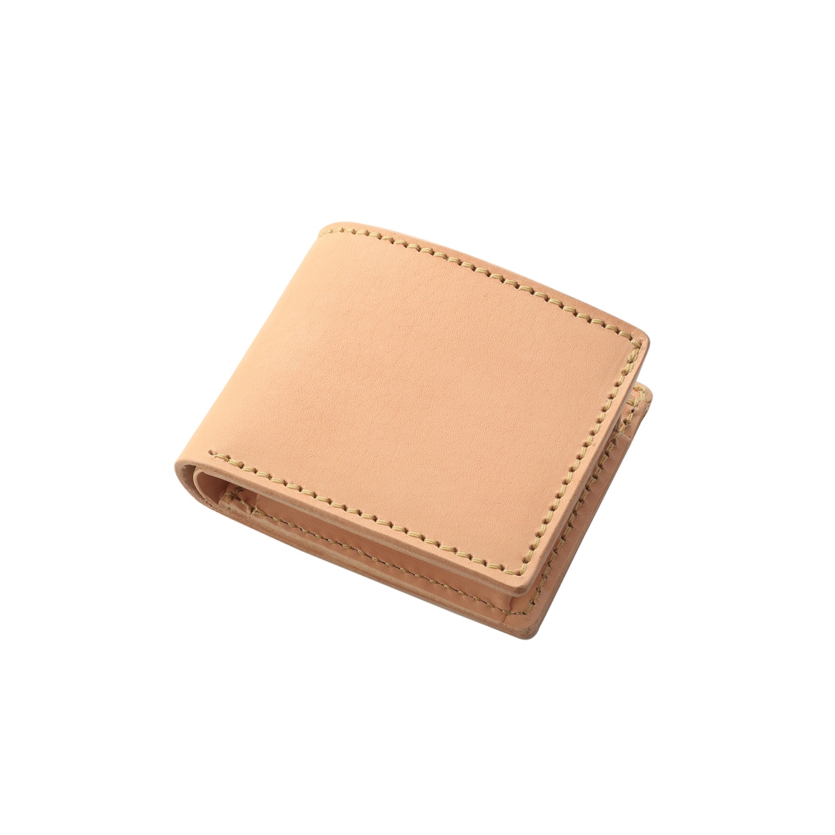 ショートウォレット/革財布 ナチュラル サドルレザー｜全てのレザー