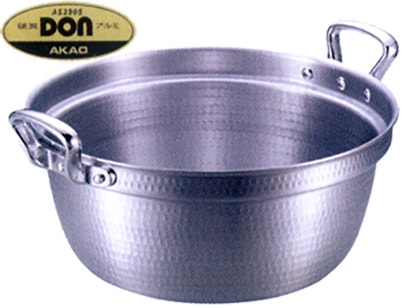 DON料理鍋48cm容量約33L DON硬質アルミ,アカオアルミ 日本製のことなら