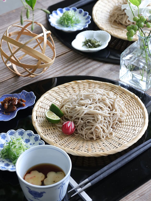 細編みそばざる7寸