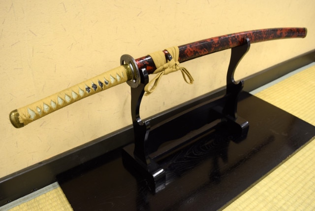 竹光刀 逆刃刀 粗茶 刃文入り｜【公式】模造刀・居合刀の専門店「忍屋」