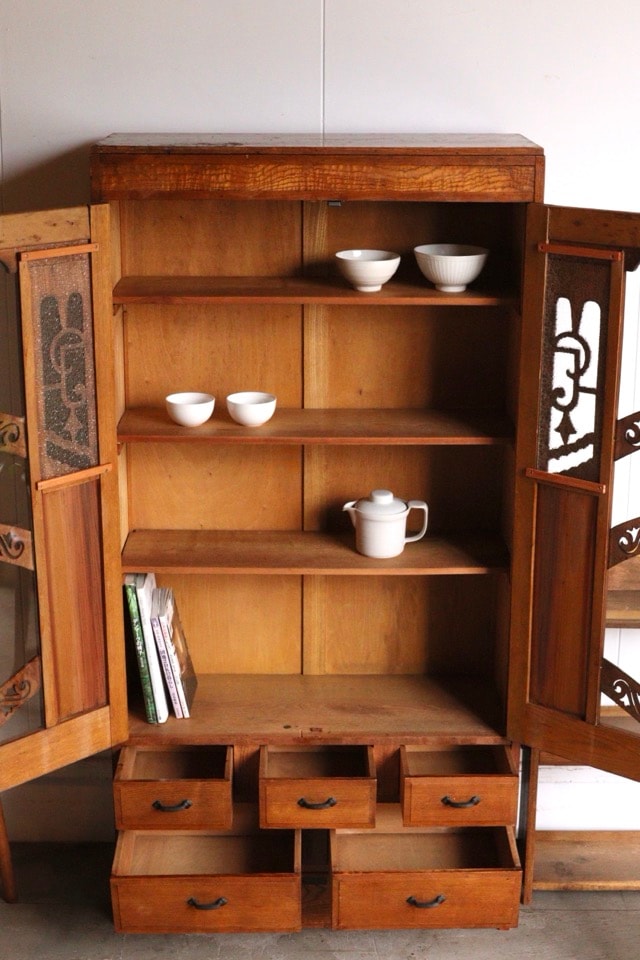 ガラス戸棚 | 全ての商品 - 古家具古道具 そうすけ