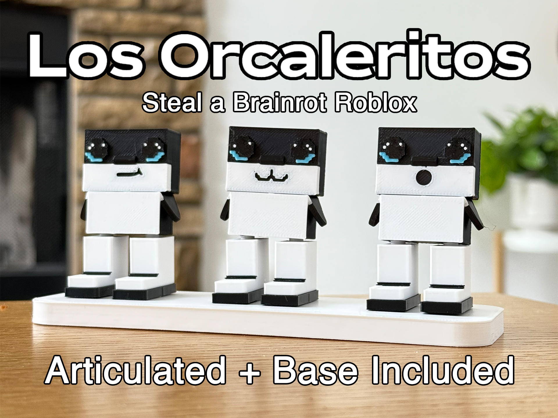 3Dプリント 関節可動式 Los Orcaleritos スティール・ブレインロット