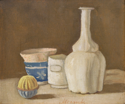 静物 Still life, 1945. | ジョルジョ・モランディ Giorgio Morandi