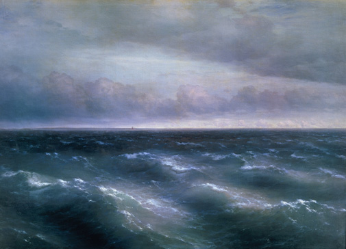 Wellen auf dem Schwarzen Meer. 1881. | イヴァン・アイヴァゾフ
