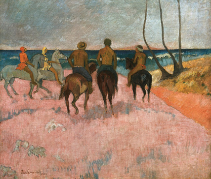 Rider at the beach | ポール・ゴーギャン Paul Gauguin | 絵画