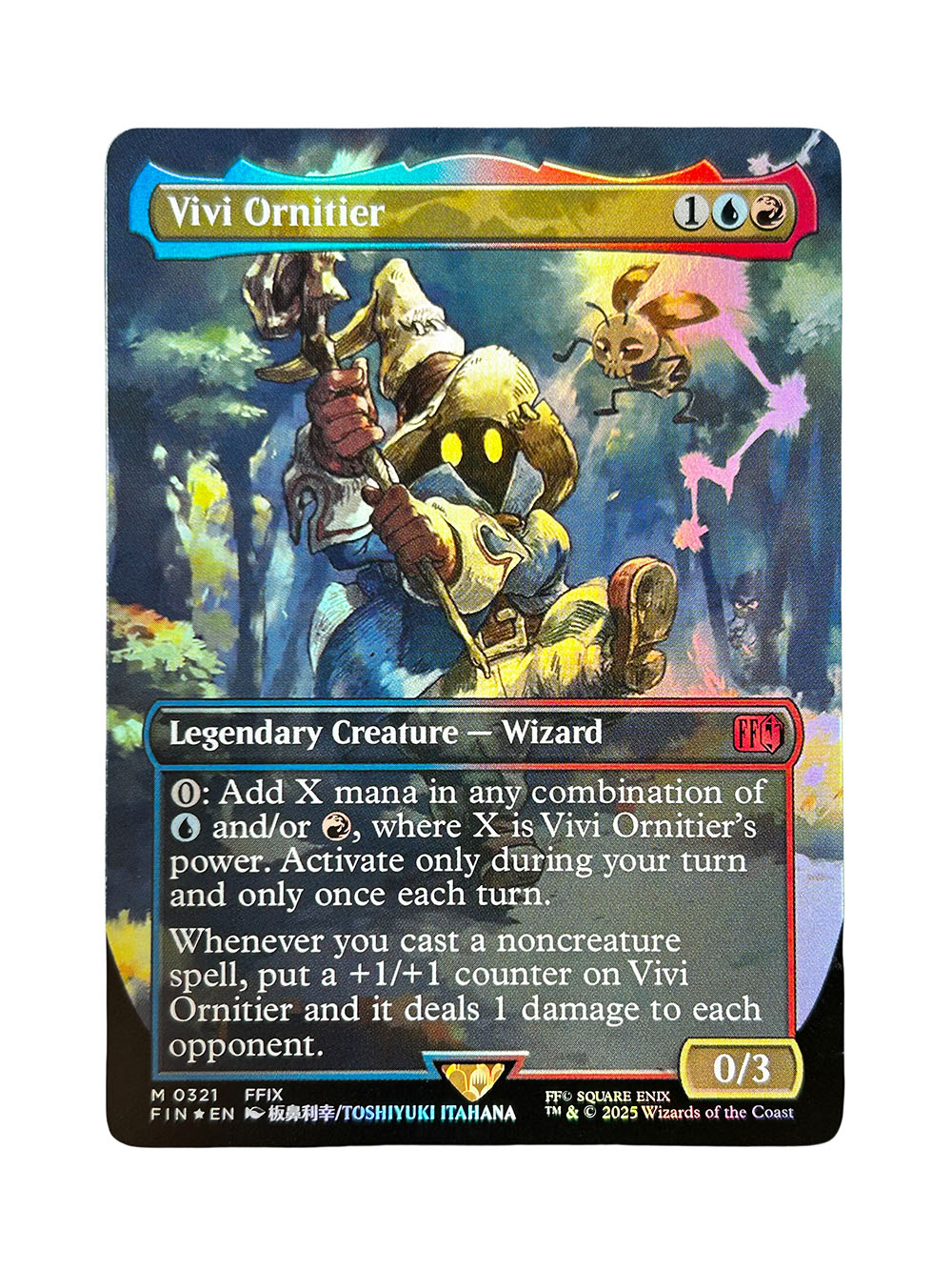 Vivi Ornitier #321 Foil from Final Fantasy (FIN) MTG Proxy - magic