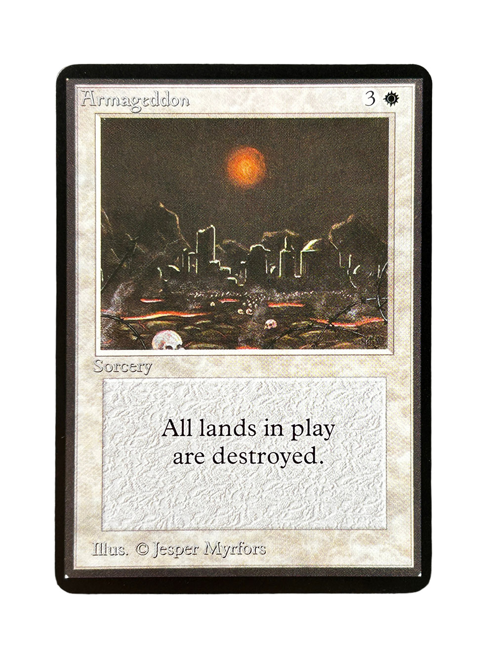 Armageddon Beta regular from Limited Edition Beta (LEB) MTG Proxy