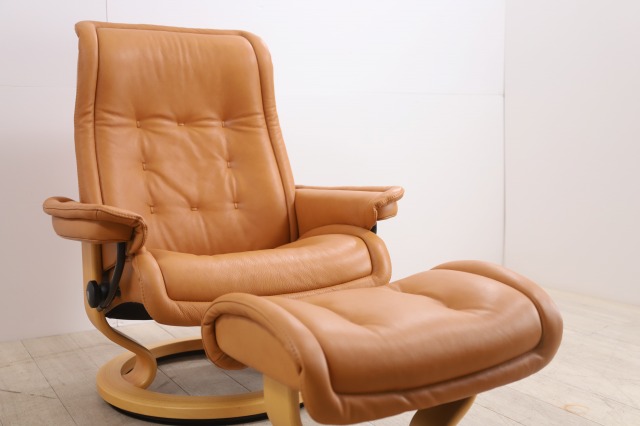 2019/3/4】 エコーネス「ロイヤル」 ストレスレスチェア 9万円 - 中古