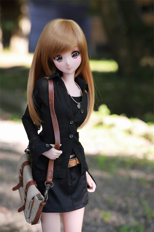ドール撮影・ドール服制作】SMARTDOLL Miraiちゃん 黒のミニスカ