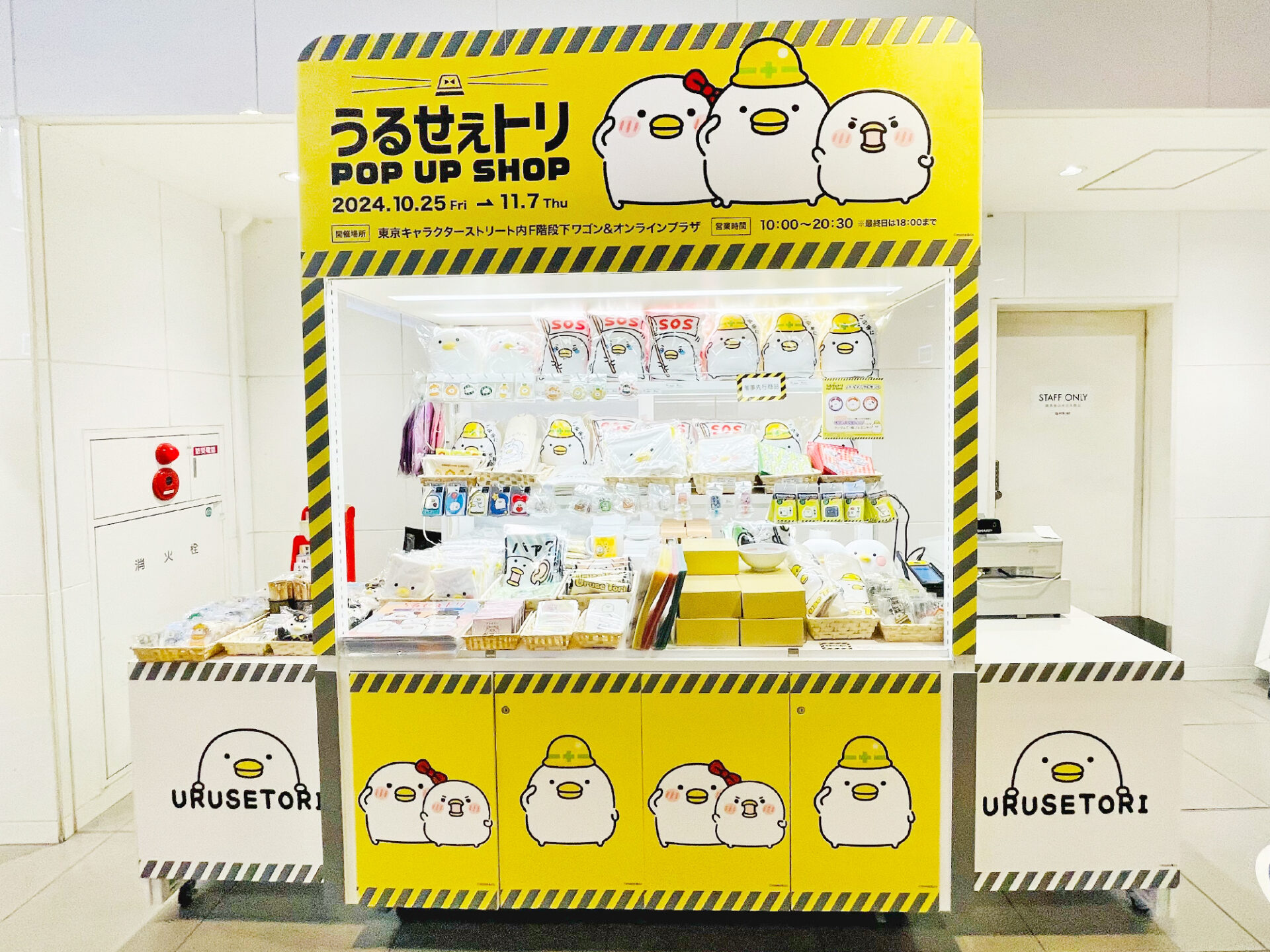 マリモクラフト【うるせぇトリ POP UP SHOP＠東京駅ワゴン(10/25-11/7)】