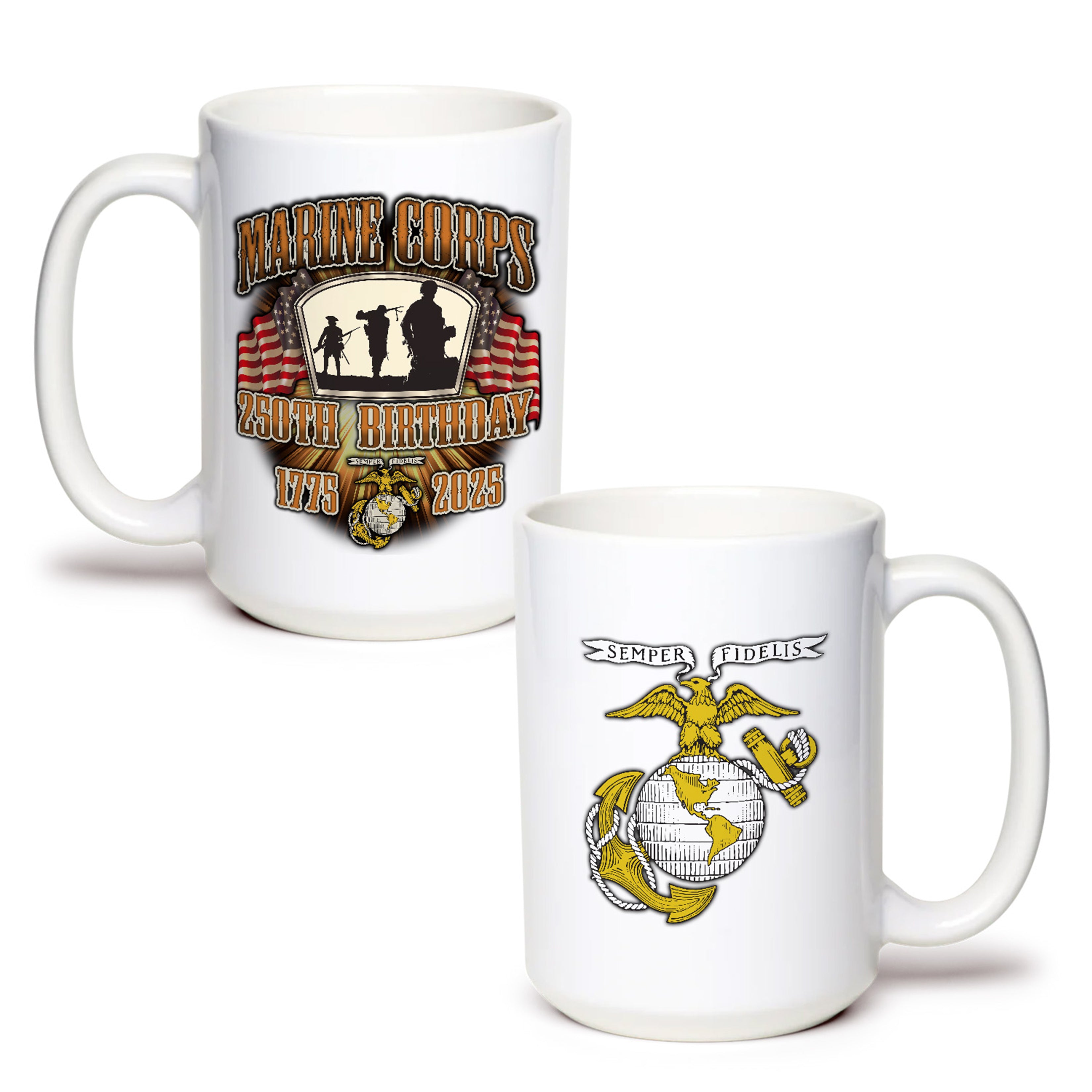 Marines 250th Birthday Mug | Marine Corps Gift Shop