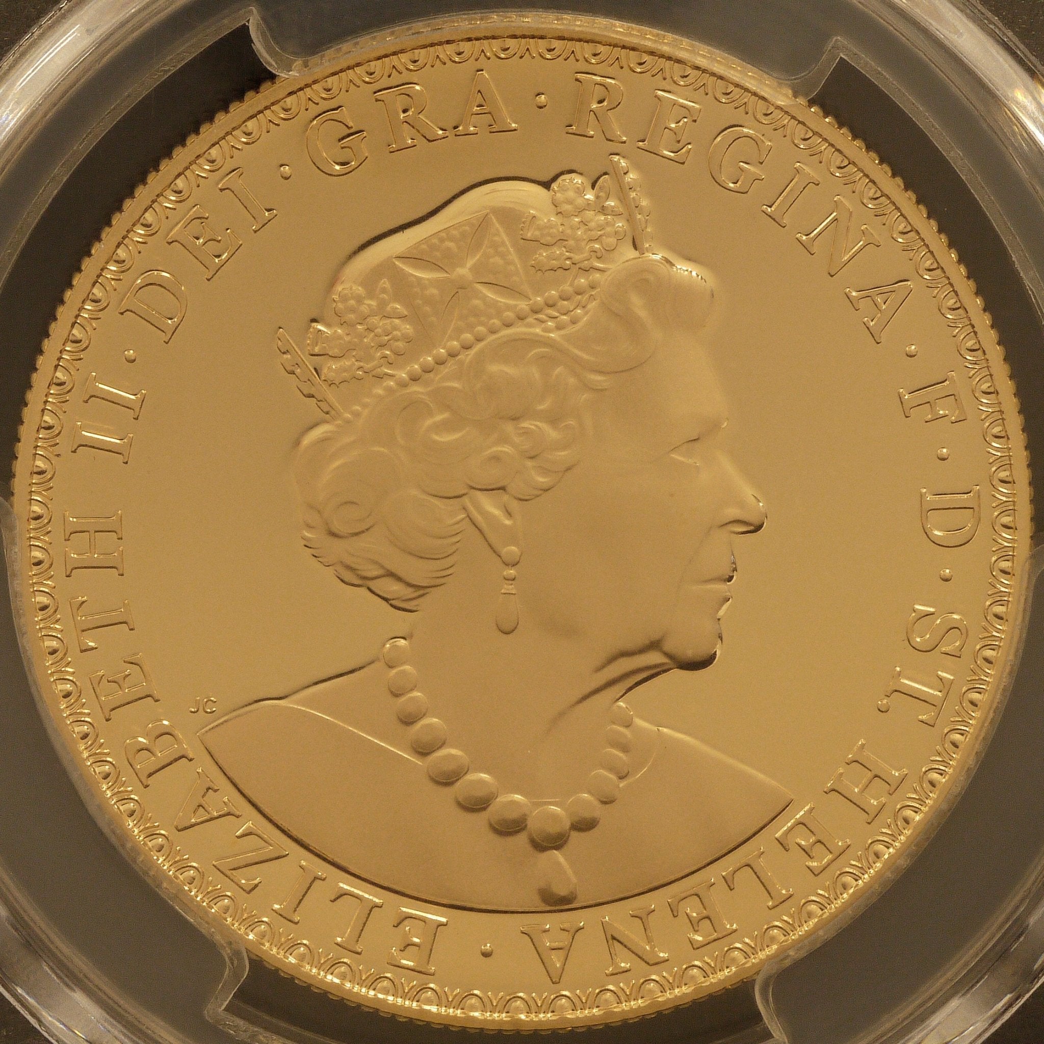 セントヘレナ島 5ポンド金貨 2019年 ウナとライオン PCGS PR70DCAM