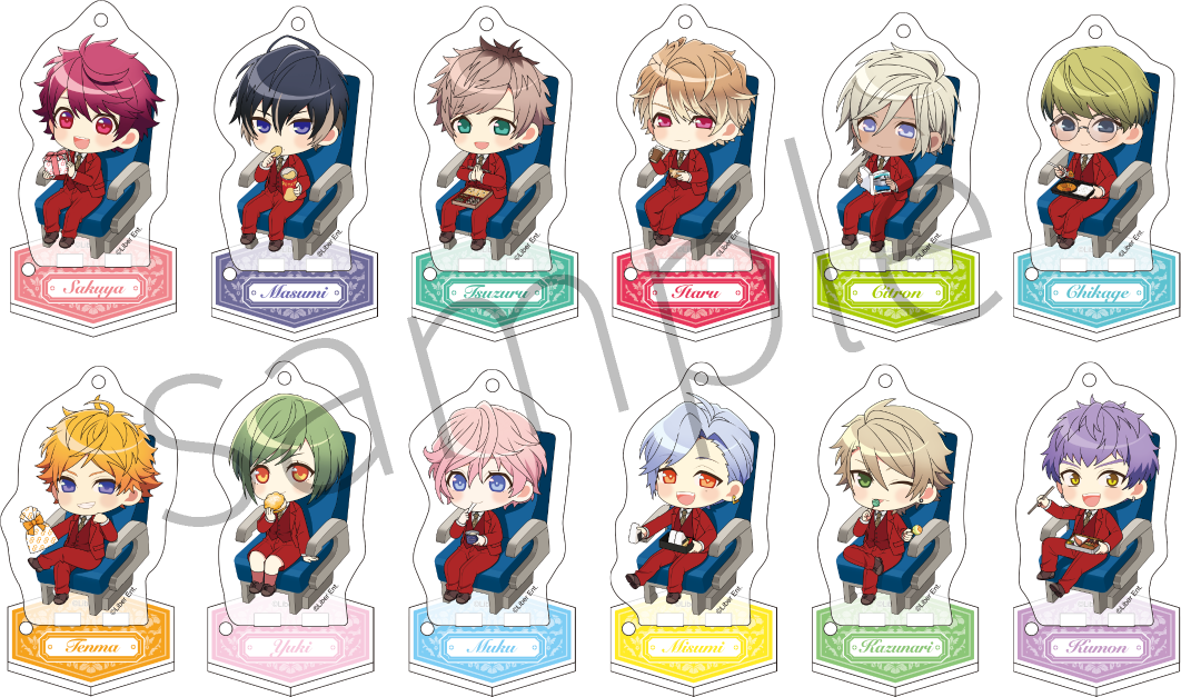 ○トレーディングアクリルスタンドキーホルダー【春組・夏組】BOX（全