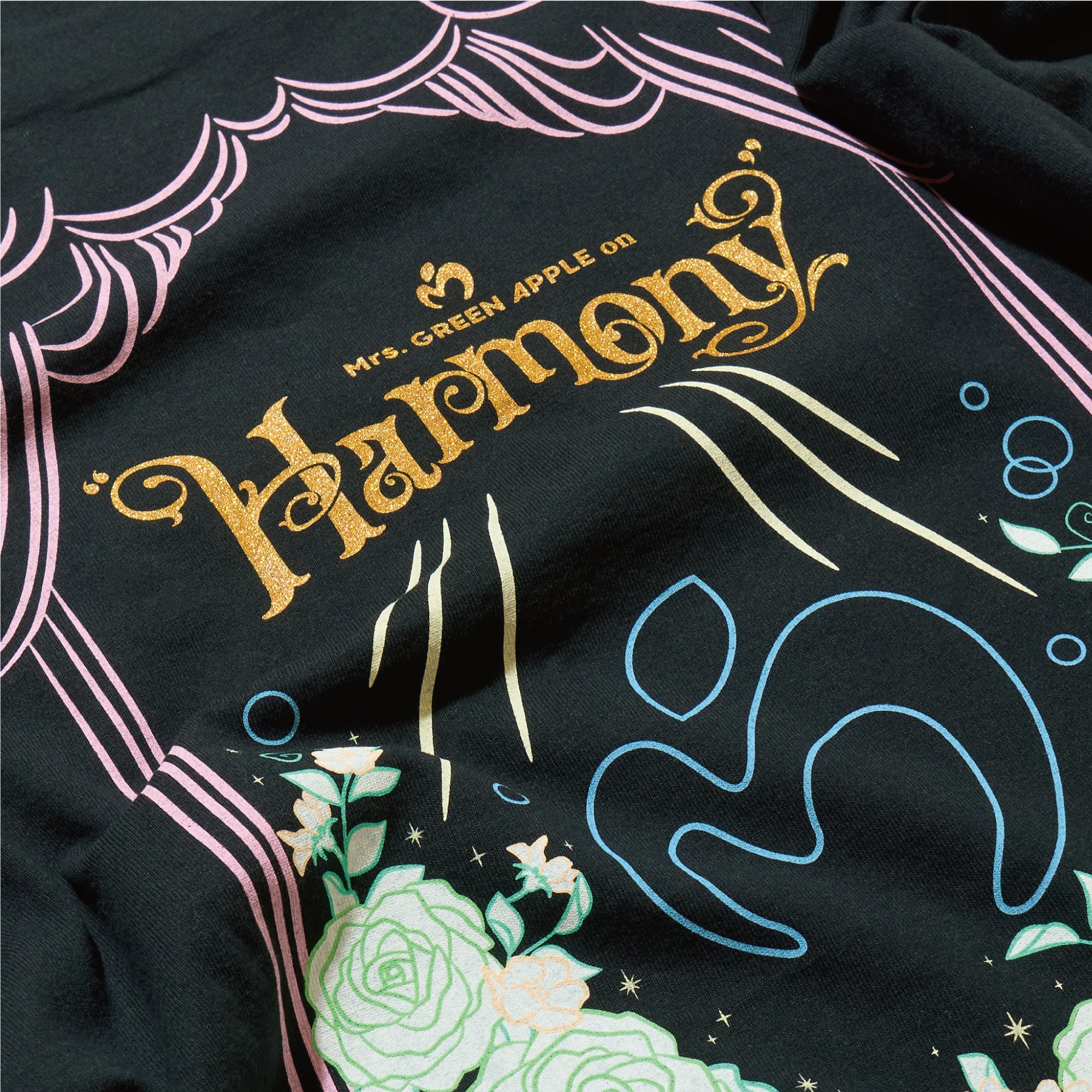 MGA on “Harmony” Long Sleeve T-shirt / Black – Mrs. GREEN APPLE