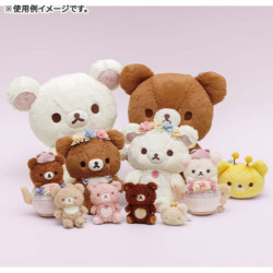 ぬいぐるみ M （コリコグのフラワーティータイム・チャイロイコグマ