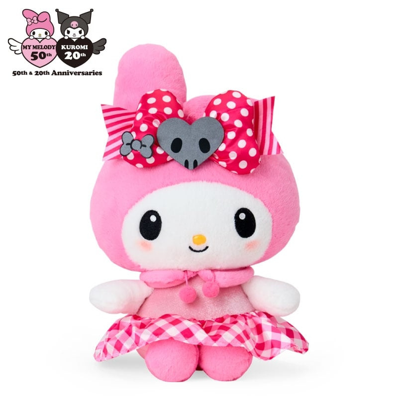 Plush M My Melody Sanrio My Melody 50th Anniversary & Kuromi 20th