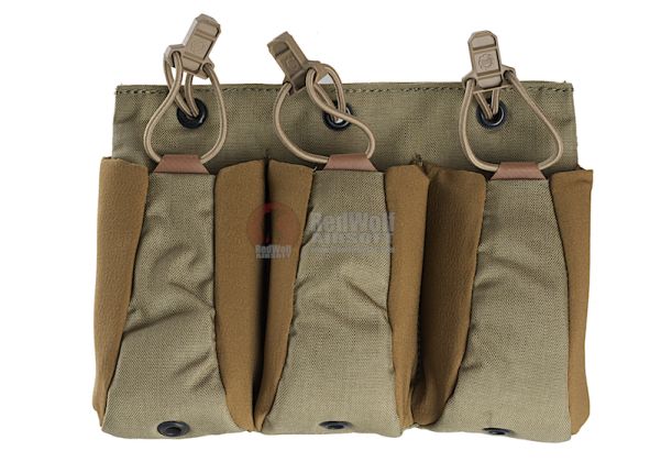 S&S Precision Plate Frame 5.56 Enhanced 3 Magazine Pouch w/ Bungee