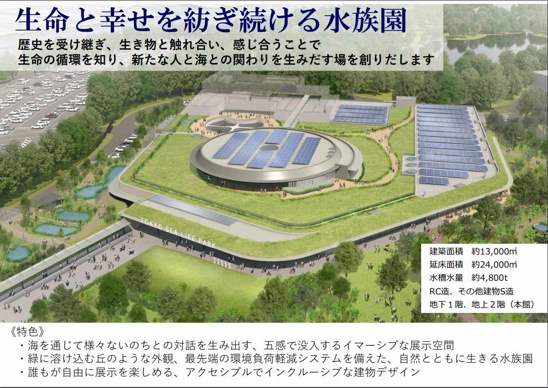 2028年、葛西臨海水族園が大規模リニューアル