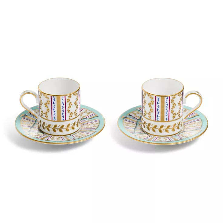 Tiffany & Co. x Fondation César:Espresso Cups Set of Two, in Bone