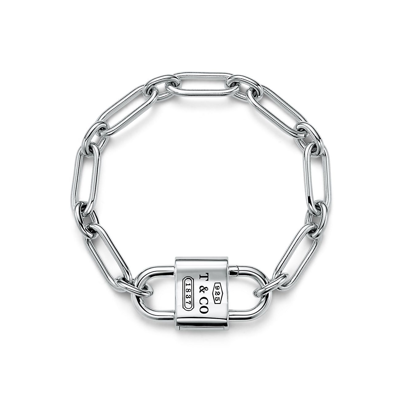 ティファニー 1837™ ダブル ロック ブレスレット スターリングシルバー