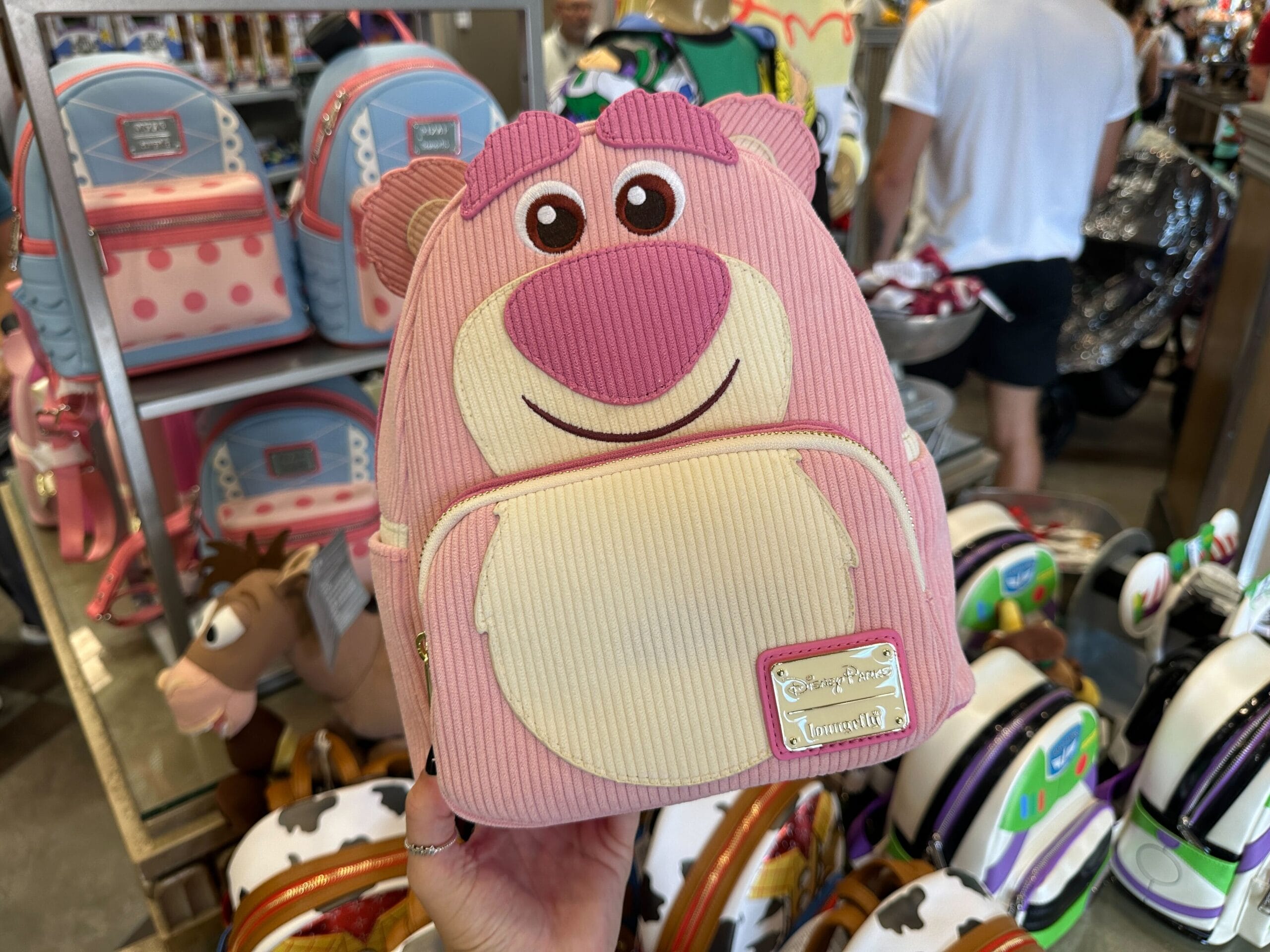 Strawberry-Scented Lotso Loungefly Backpack Arrives at Disney