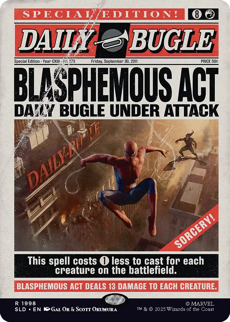 MTGスパイダーマンのSecret Lair】Marvel's Spider-Man Superdropが