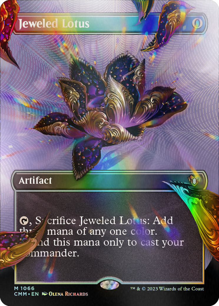 MTG 宝石の睡蓮 ボーダーレスfoil 日本語版 MTG 宝石の睡蓮 foil 日本
