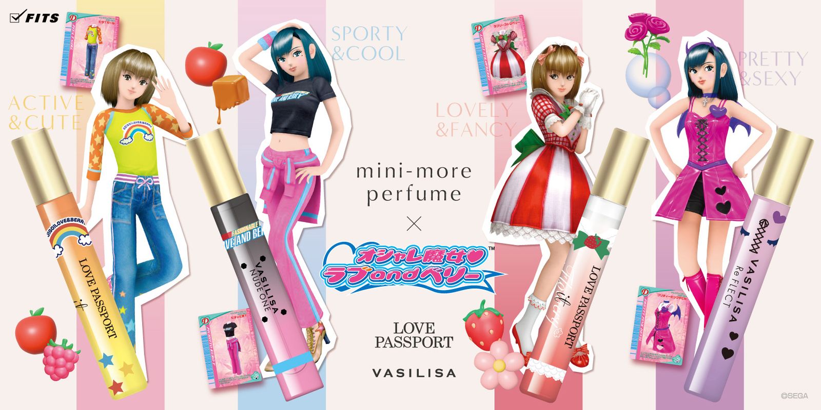 20周年のラブ and ベリーがミニ香水に カードホルダー風ボックス入りの