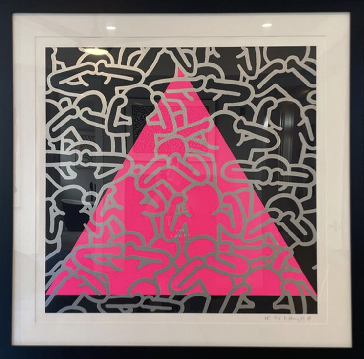 ▷ Silence = Death by Keith Haring, 1989 | Screen print | Artsper