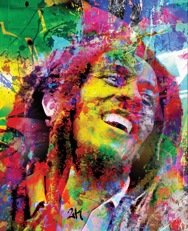 ▷ Bob Marley by 2Kyff, 2025 | Digital Art Paintings | Artsper