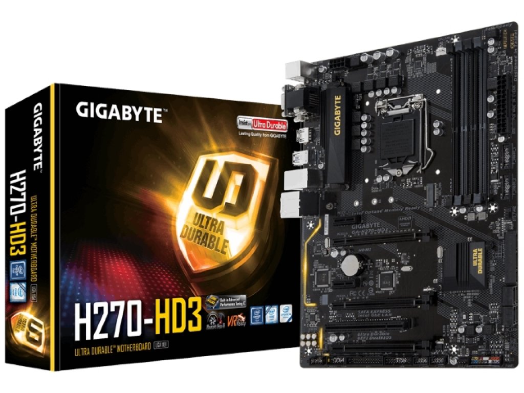 GIGABYTE GA-H270-HD3 インテル 200シリーズ LGA1151対応 intel H270
